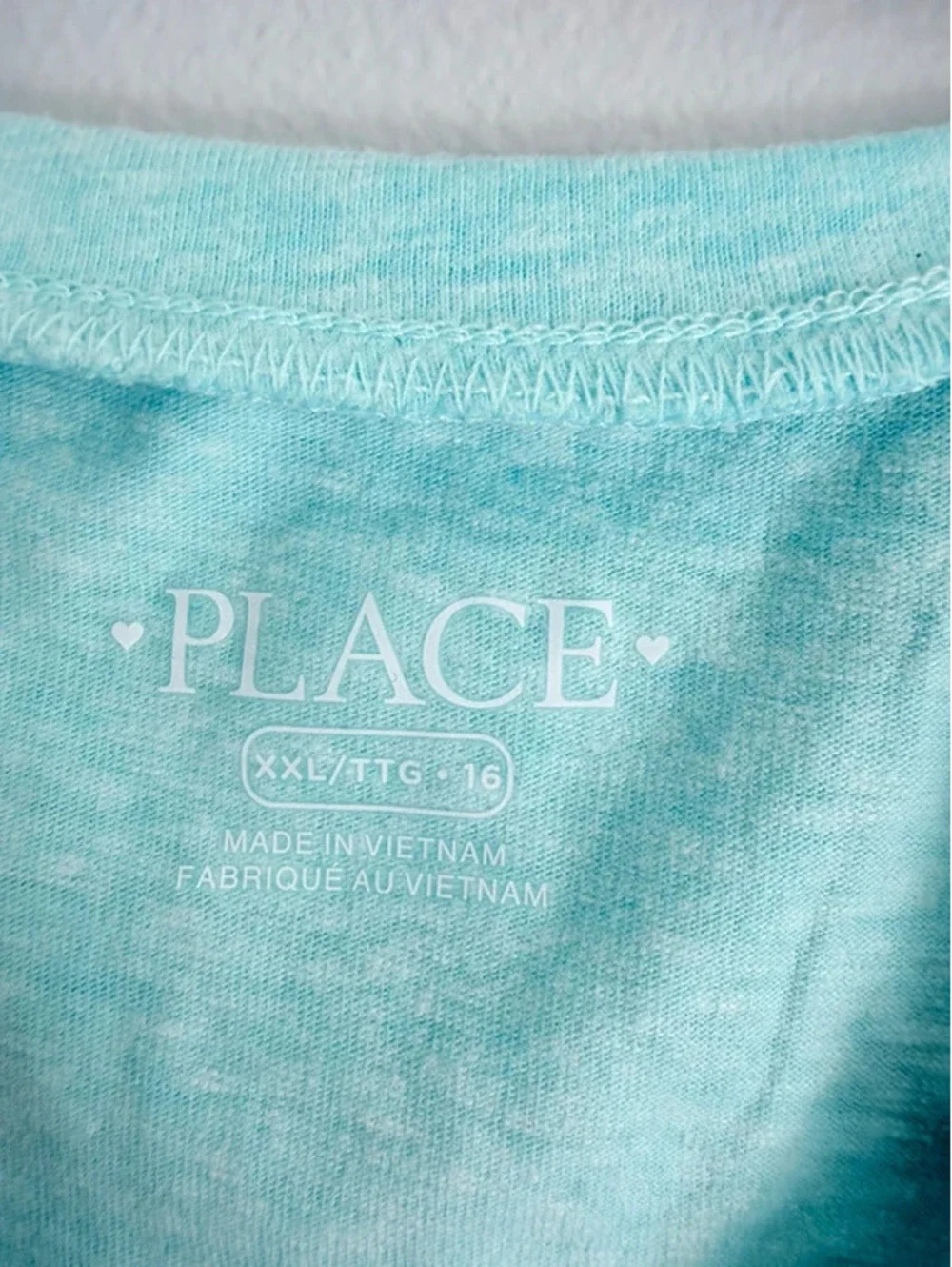 The Children’s Place Aqua Tie-Front Top Girls XXL 16